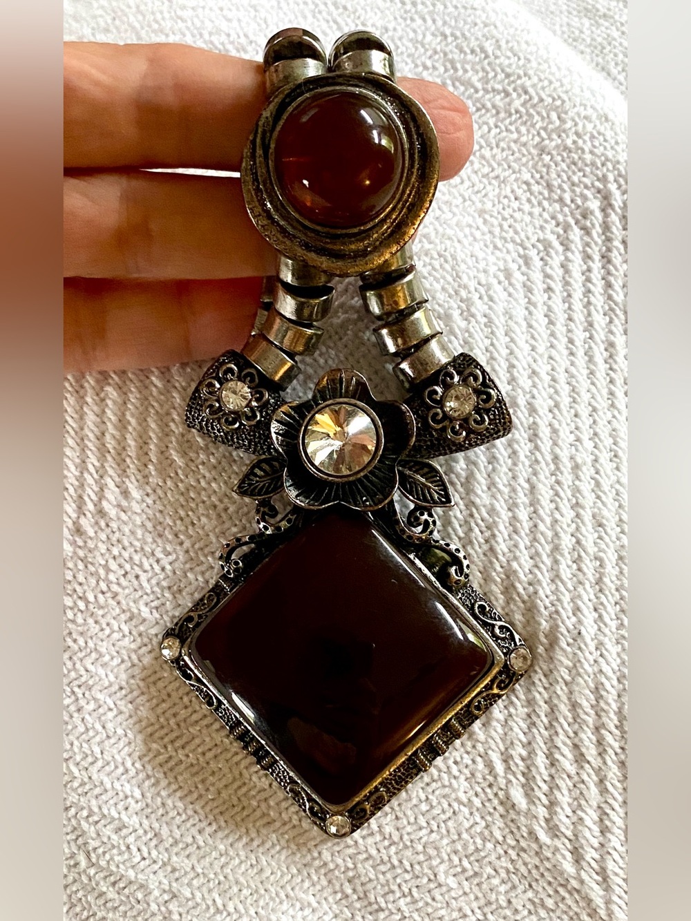 Vintage Jeweled Scarf Slide